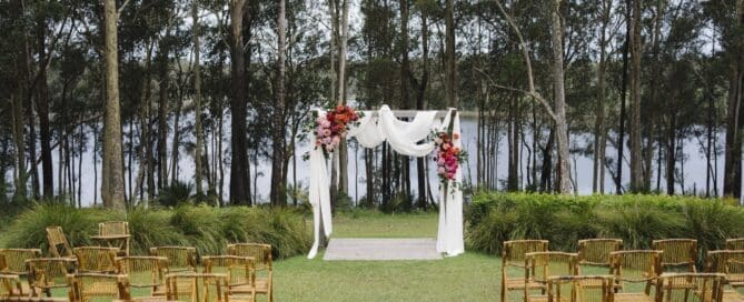 The Jackson Ranch ceremony