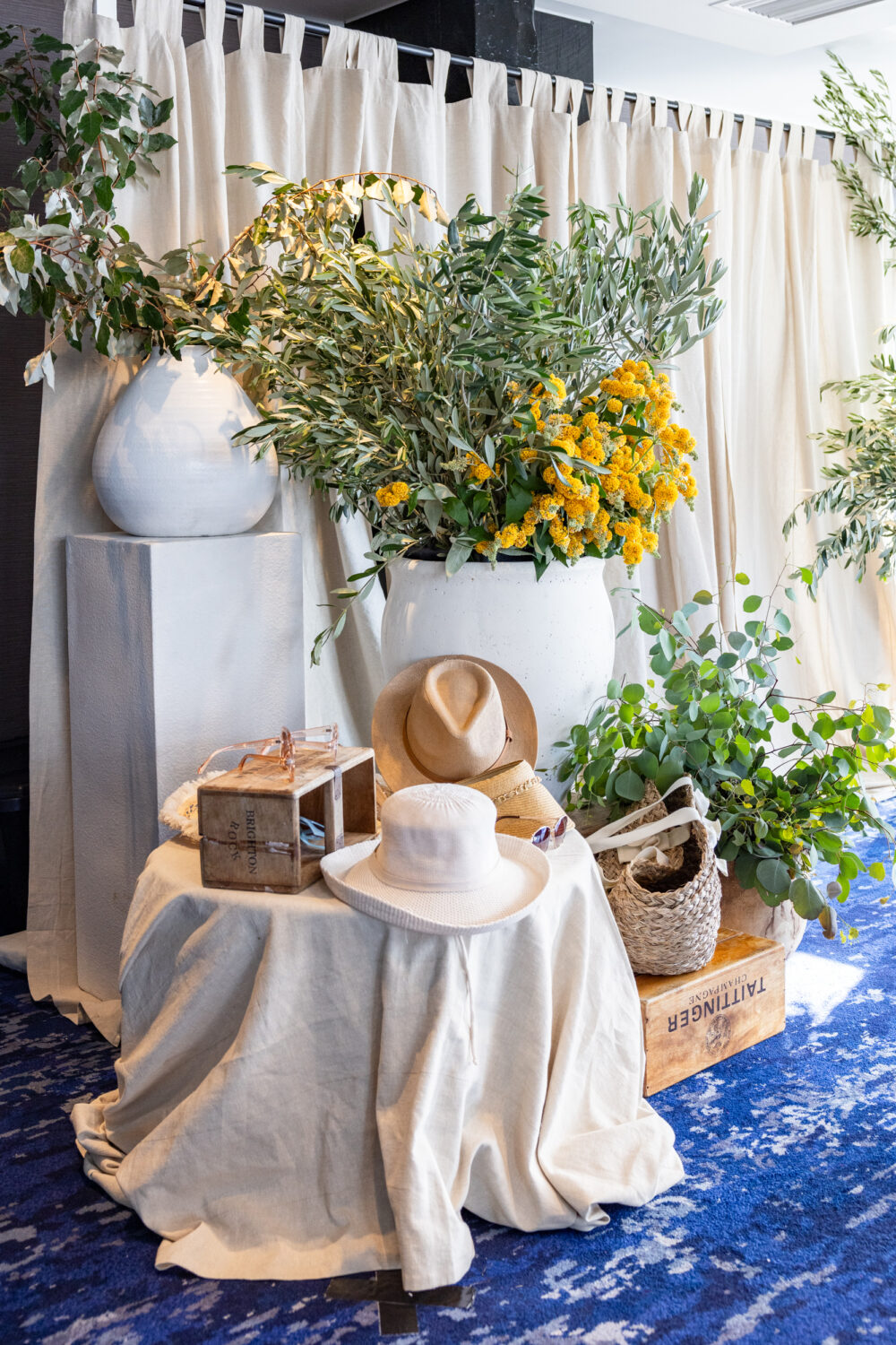 Linen Curtain Backdrop