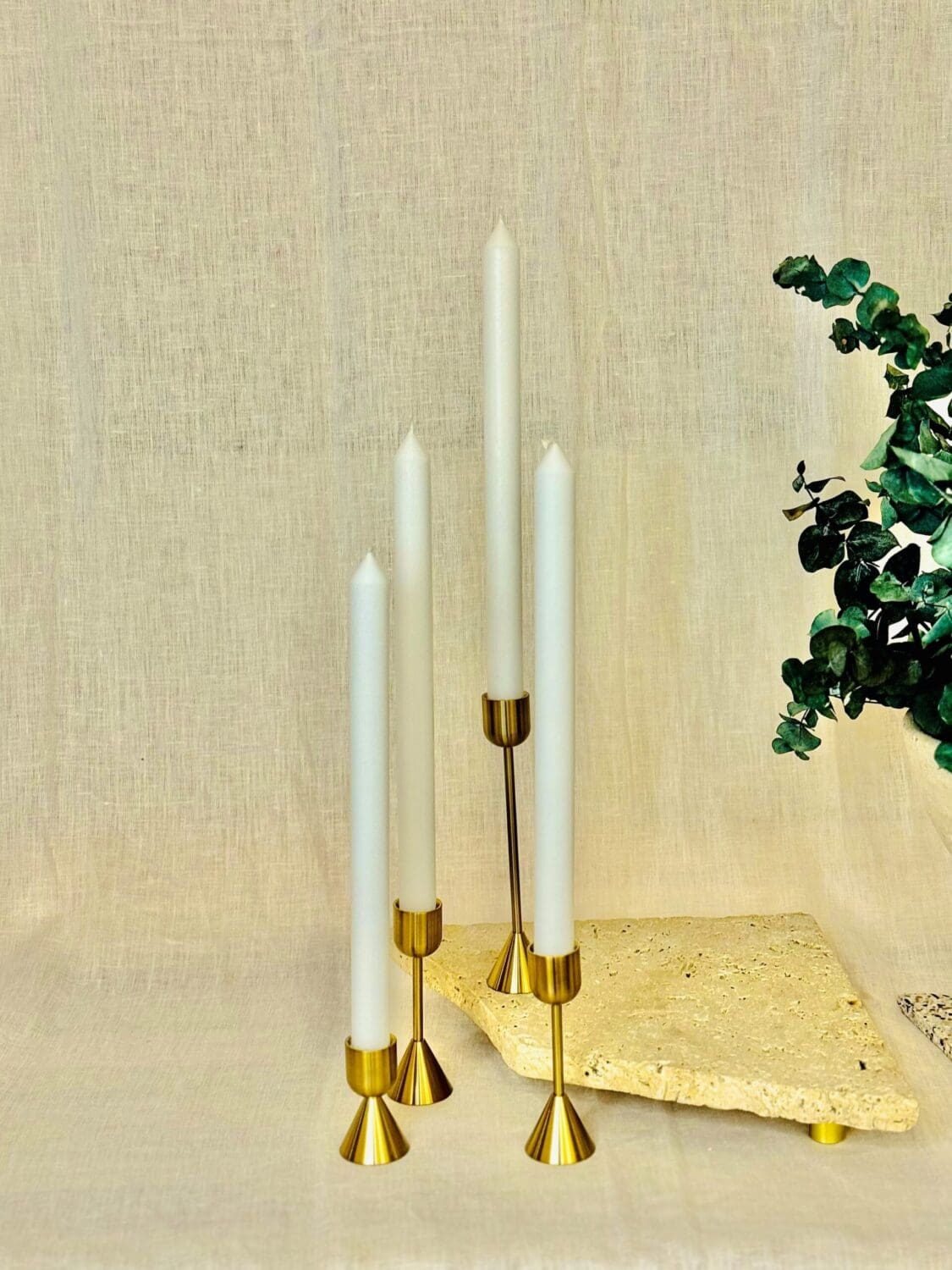 Shiny Gold Candlesticks - various heights