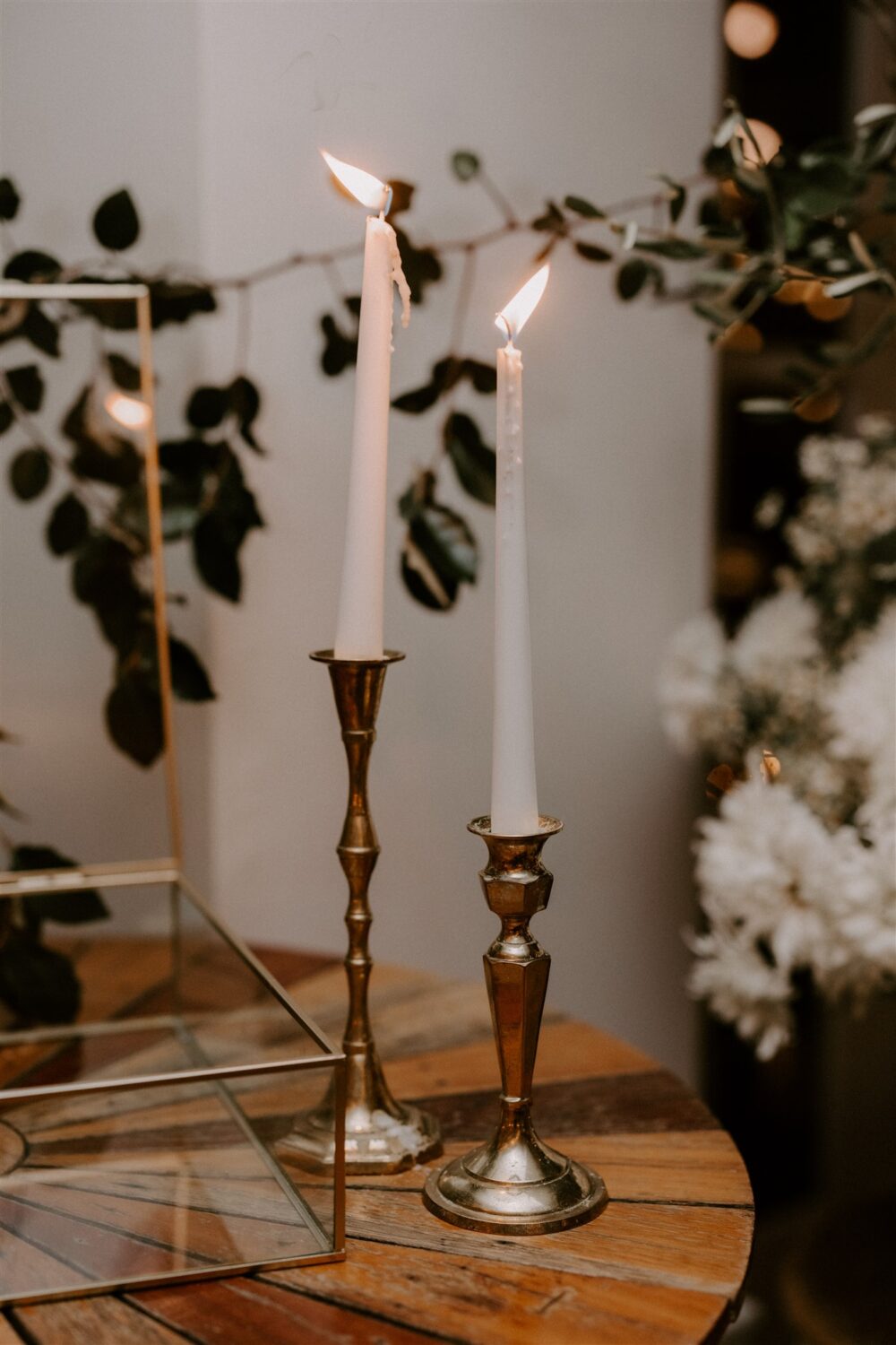 Vintage Brass Candlesticks Holders