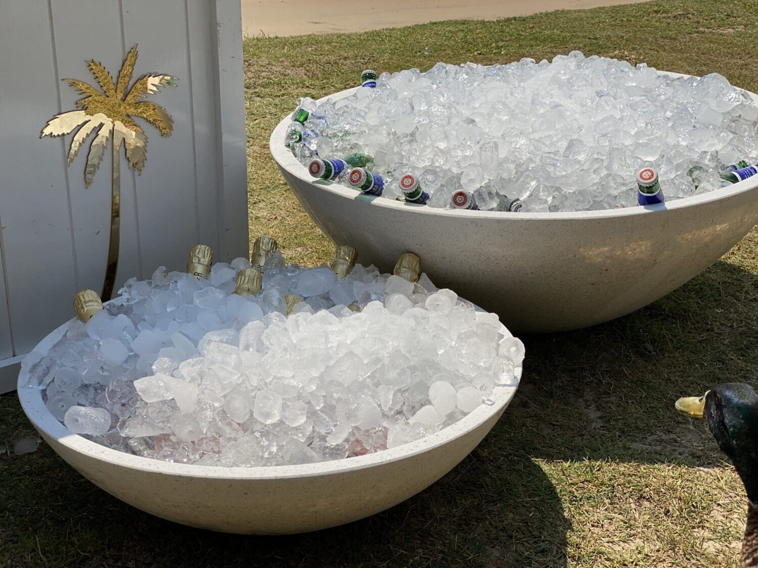 White Drink Bowls