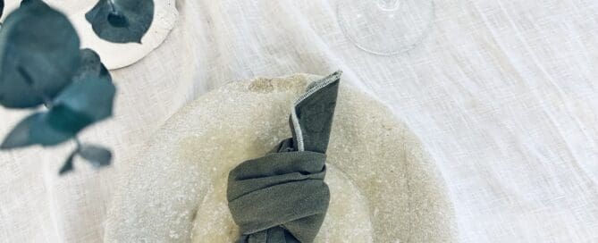 Olive Linen Napkin