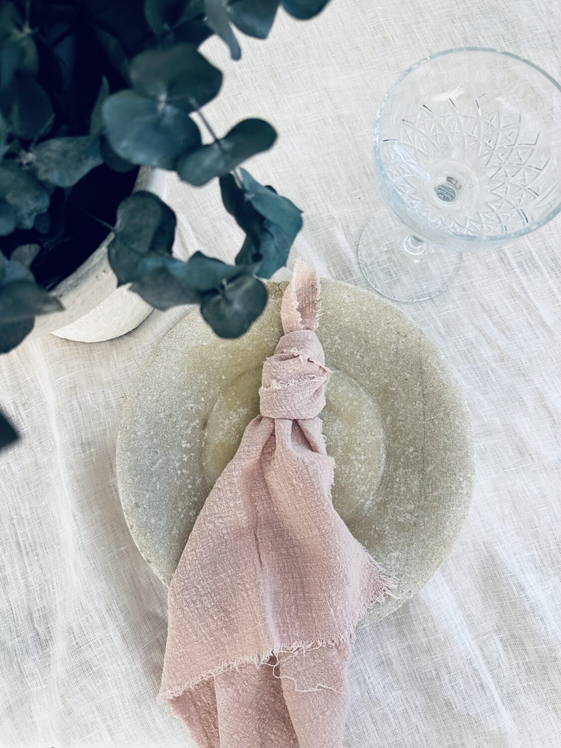 Musk Pink Cotton Napkin