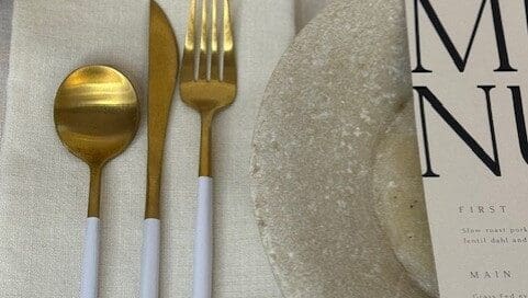 White & Cold Cutlery Set