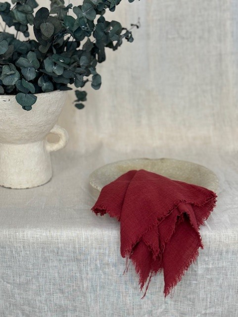 Burgundy Cotton Napkin