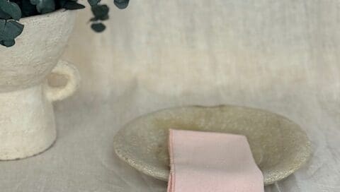 Soft Pink Linen Napkin