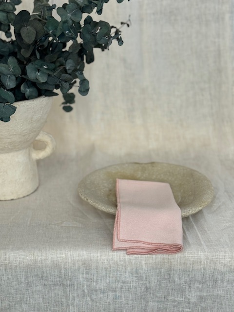 Soft Pink Linen Napkin